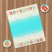 Aqua Beach Waves Summer Sandals