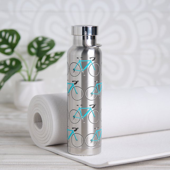 Aqua Bicycle Design Water Bottle (Yoga)