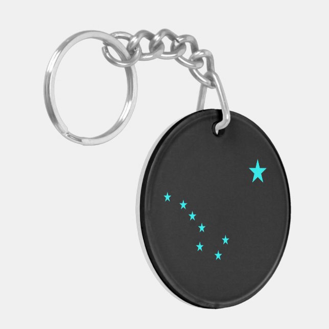 Aqua Big Dipper Key Ring (Front Left)