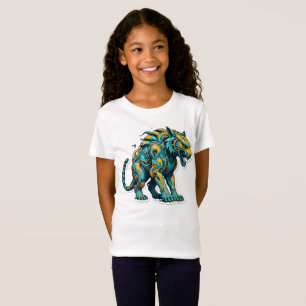 Aqua Blaze Tiger For Boys & Girls T-Shirt