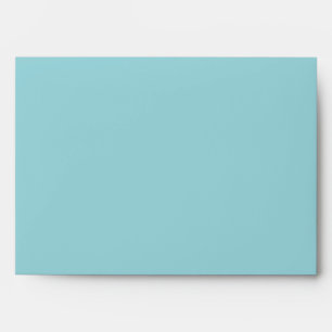 Aqua Blue Blank Customisable Envelope