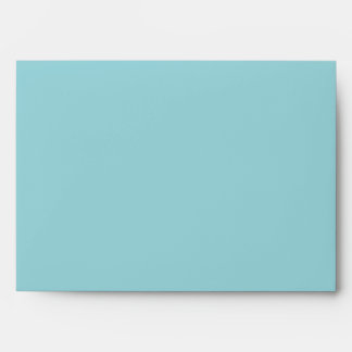 Aqua Blue Blank Customisable Envelope