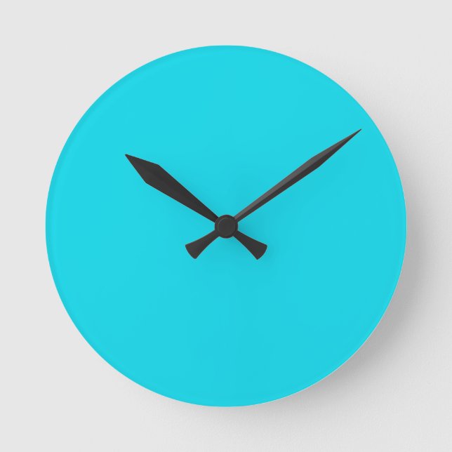 Aqua Blue Clock (Front)