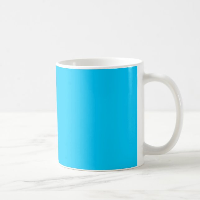 Aqua Blue Coffee Mug (Right)