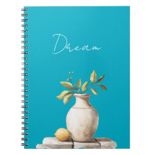 Aqua Blue Dream Sicilian Lemon Plant Notebook