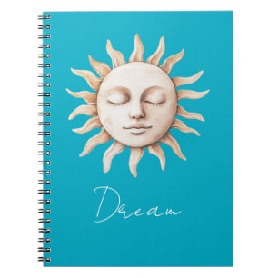 Aqua Blue dream Sicilian sun Notebook