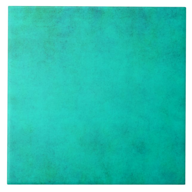 Aqua Blue Green Watercolor Purple Parchment Paper Tile (Front)