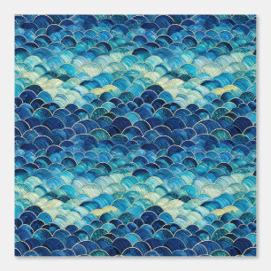 Aqua Blue Mermaid Wallpaper