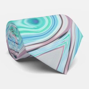 aqua blue mint green lilac purple pastel rainbow tie