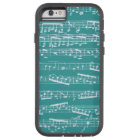 Aqua Blue music notes