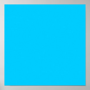 Aqua Blue Poster