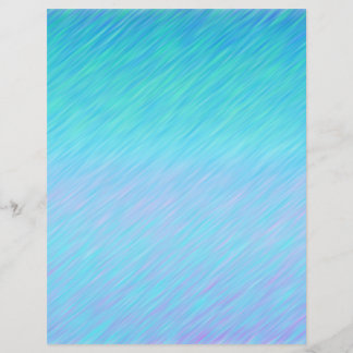 Aqua Blue Rain Pattern Scrapbook Paper