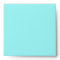 Aqua Blue Square Envelope - Silver Interior