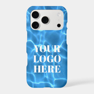 Aqua Blue Swimming Pool Photo for Your Logo