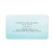 Aqua Blue Watercolor Ombre Modern Business Card