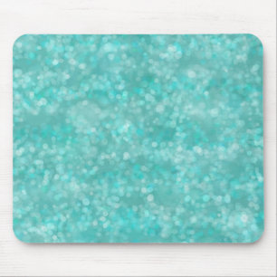 Aqua Bokeh Mouse Mat