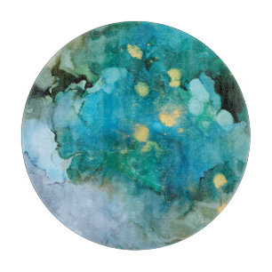 Aqua Brume I Cutting Board