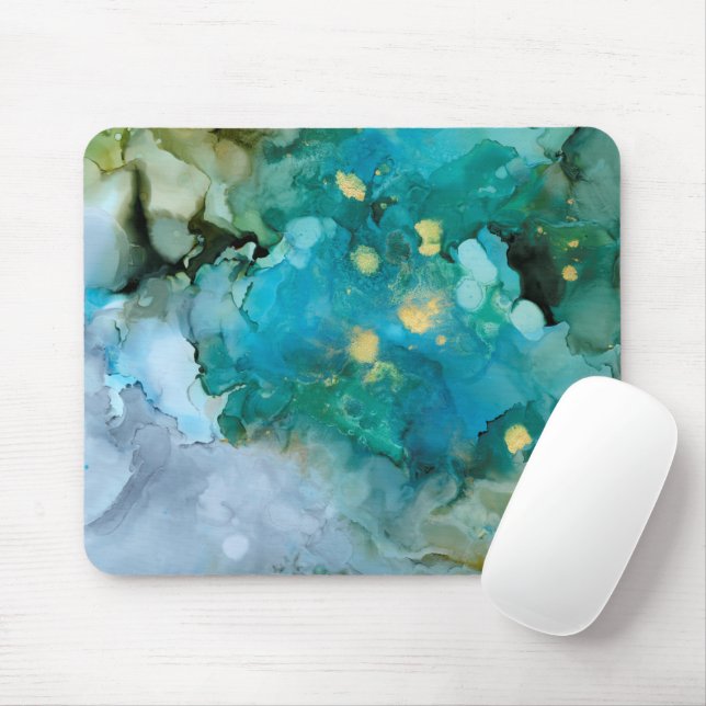 Aqua Brume I Mouse Mat (With Mouse)