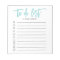 Aqua | Brush Lettered Personalised To Do List