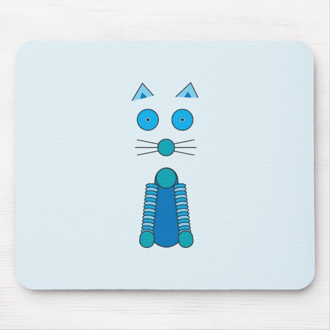 Aqua CAT Mouse Mat (Front)