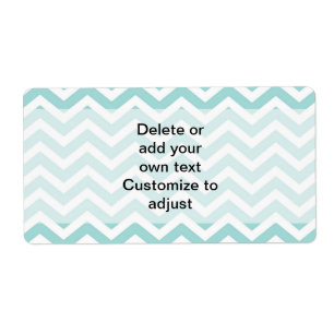 Aqua chevron pattern
