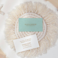 AQUA Chic | Plain Elegant Leather Look