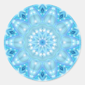 Aqua Classic Round Sticker