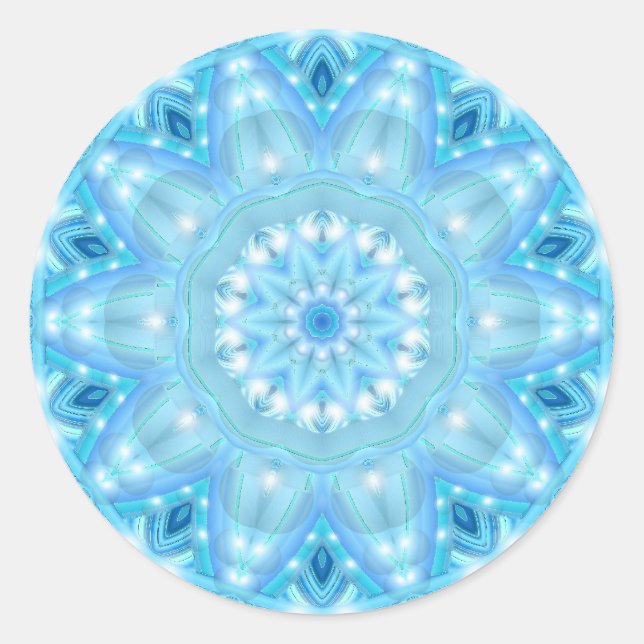 Aqua Classic Round Sticker (Front)