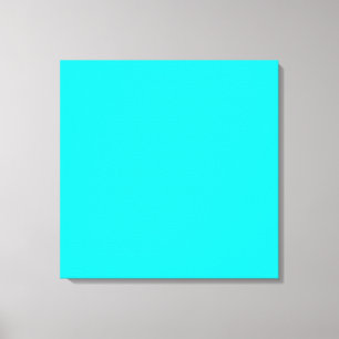 Aqua Colour Background Canvas Print