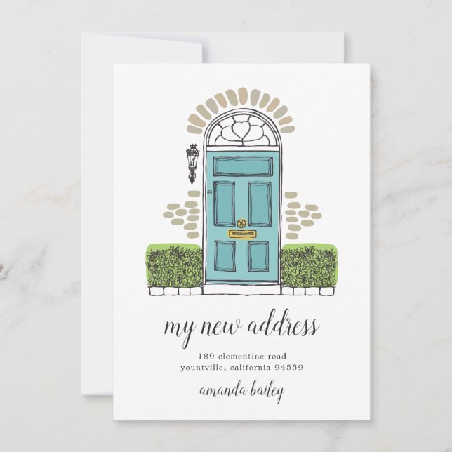 Aqua Door Moving Announcement (Front)