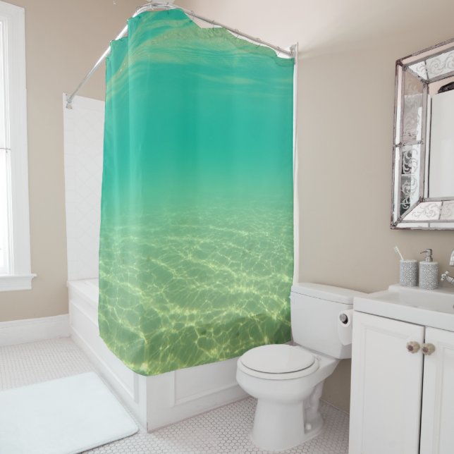 Aqua Dreams Shower Curtain (In Situ)
