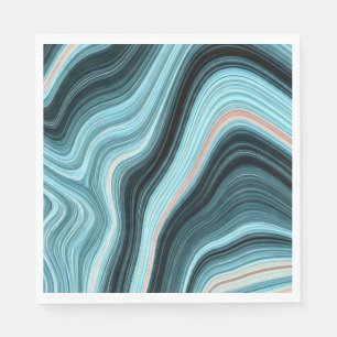 Aqua Drift Napkin