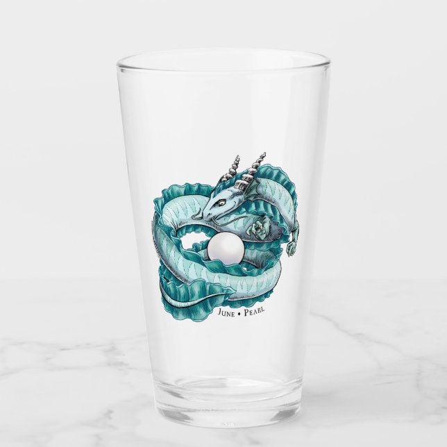 Aqua Drqagon: June’s Birthstone Pearl Glass (Front)