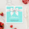 Aqua Elegant Fancy Tiffany Birthday Tableware