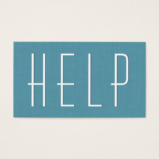 Aqua ERRAND RUNNING Simple Style V63G Business Card