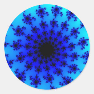 Aqua Eye Classic Round Sticker