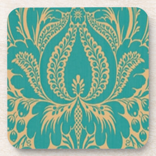 Aqua Fantasy Floral Coasters
