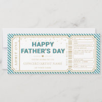 Aqua Father's Day Concert Ticket Gift Voucher