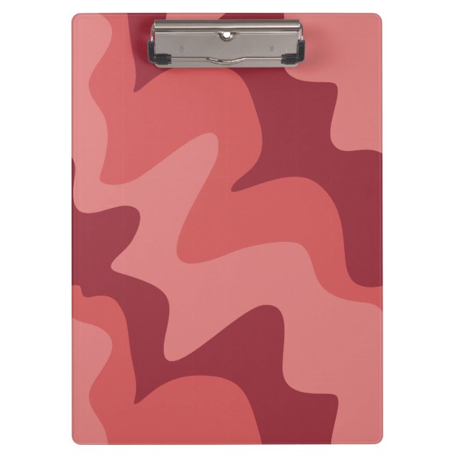  Aqua Focus Red Pink Clipboard (Front)
