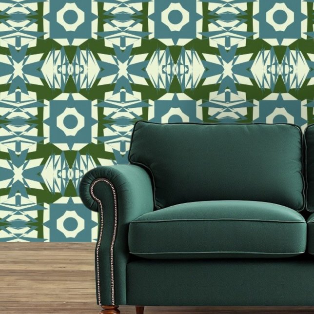 Aqua Geometry Wallpaper (Creator Uploaded)