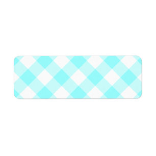 Aqua Gingham Pattern