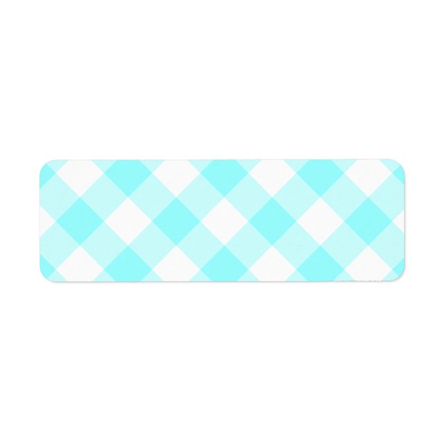 Aqua Gingham Pattern (Front)