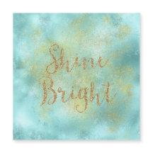 Aqua Gold Sparkle Glitter Shine Bright     