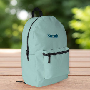 Aqua-Green Backpack - Elegant and Versatile