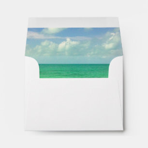 Aqua Green Ocean   Turks and Caicos Photo Envelopes