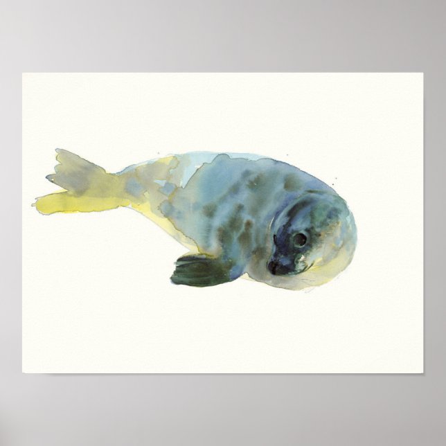 Aqua Green Poster (Front)