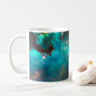 Aqua Green Star Cluster Celestial Photo Coffee Mug