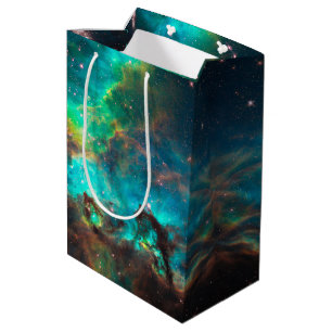 Aqua Green Star Cluster NGC 2074 LMC Medium Gift Bag