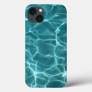 Aqua Green Swimming Pool Photo iPhone 13 Case