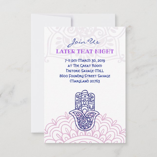 Aqua HEMSA Party Card for Beth (Front)